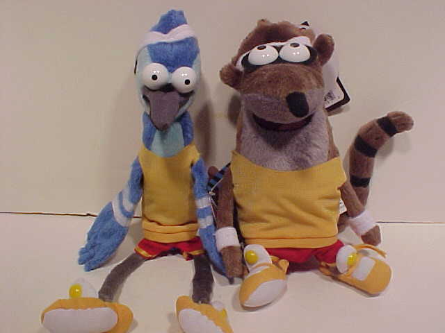mordecai and rigby stuffed animals