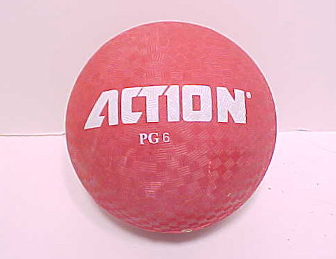 6 inch Mini Dodge ball. Rubber Dodgeball. Red $4.00